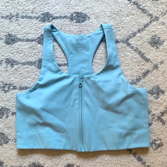 girlfriend collective Tops - Girlfriend Collective Zip Front Paloma Bra